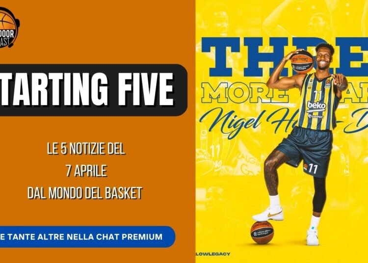 Starting Five 7-4: Fenerbahce tra presente e futuro, le parole di Baraldi sulla Virtus che verrà