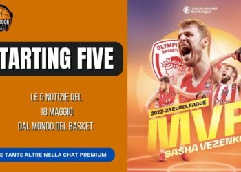 Starting Five 18-05: Jimmy il Corsaro colpisce ancora, Vezenkov MVP in Eurolega