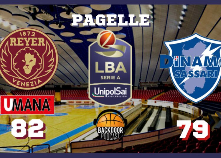 Legabasket: gara 1 è della Reyer che batte Sassari 82-79, le pagelle