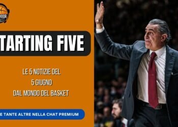 Starting Five 5-6: Scariolo non va a Toronto, Dubai for LBA e Yabusele-Milano