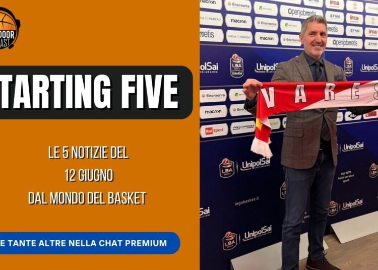Starting Five 12-6: Scariolo rimane a Bologna, la profezia di Misko, Arcieri a Trieste