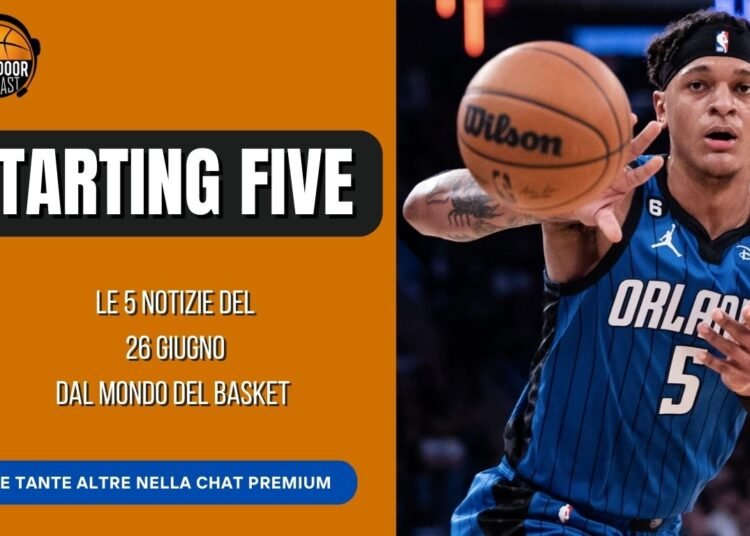 Starting Five 19-6: caso Banchero, è tutti contro tutti. Il duopolio e l’inizio dell’era Wemby