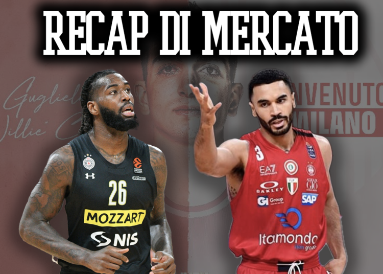 Mercato: Lessort, Mitrou-Long, Caruso e due ex Virtus Bologna