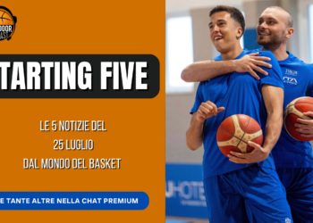 Starting five 25-07: : Il futuro di Spagnolo e gli ultimi tasselli Virtus
