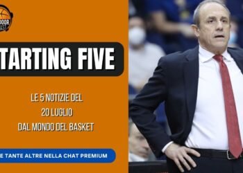 Starting Five 20-7: Brase-out, Toto Toko, il futuro di Messina