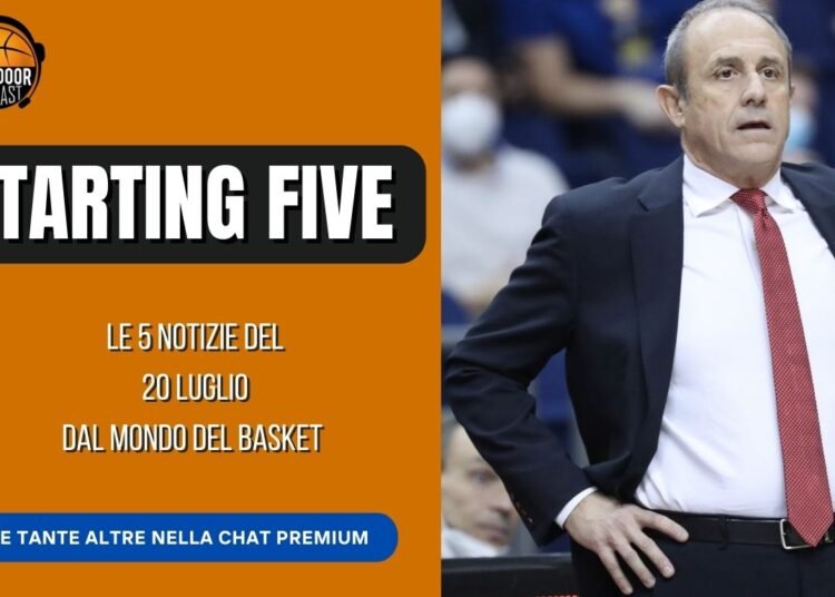 Starting Five 20-7: Brase-out, Toto Toko, il futuro di Messina
