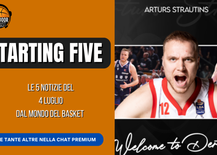 Starting Five 4-7: ufficialità Brescia e Tortona, update Fortitudo