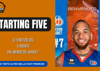 Starting Five 09.08: Harrison a Treviso, Italbasket e mercato NBA