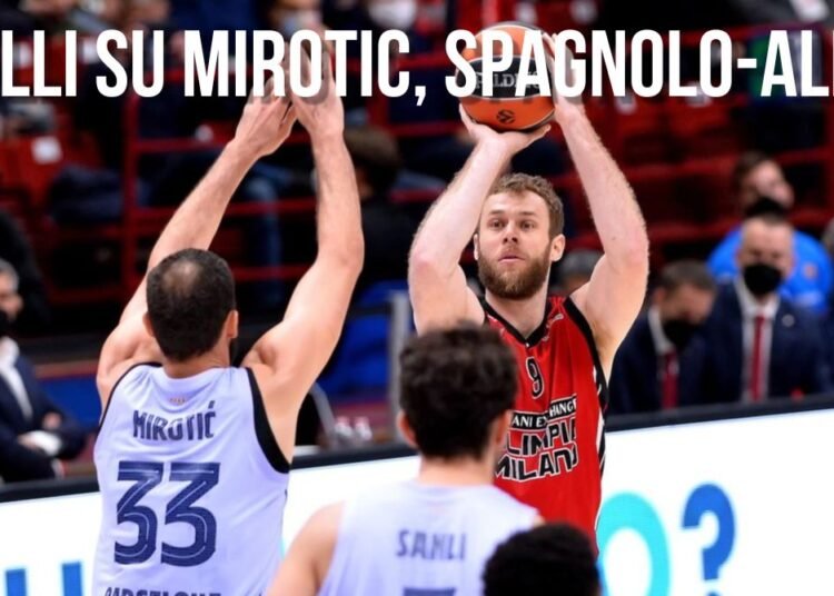 Mercato: Melli su Mirotic, Spagnolo all’Aba, Harrison a Treviso