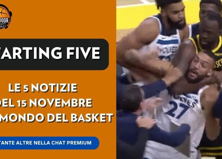 Rissa in NBA, italiani al College e il passaporto di Mitrou-Long – Starting 5 15 novembre