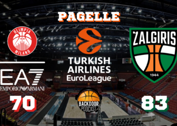 Olimpia Milano disastrosa e lo Zalgiris vola, le pagelle