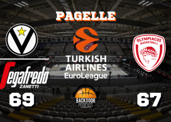 Virtus con la difesa, Olympiacos battuto, le pagelle