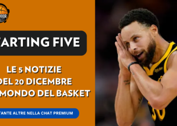 LBA, super Curry, Pozzecco vs Messina – Starting Five 20 dicembre