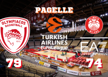 Olimpia Milano non basta il cuore contro l’Olympiacos, le pagelle