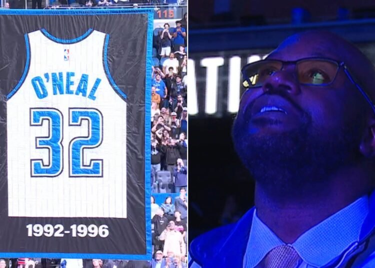 NBA, Shaquille O’Neal nella storia: la sua maglia ritirata dai Magic