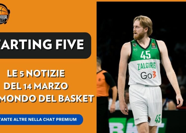 Curry for President, Manek rinnova con lo Zalgiris, il Besiktas colpisce ancora  – Starting Five 14 Marzo