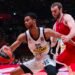 Perry Dozier Jr (Partizan Belgrade) Nicolò Melli (EA7 Emporio Armani Olimpia Milano)