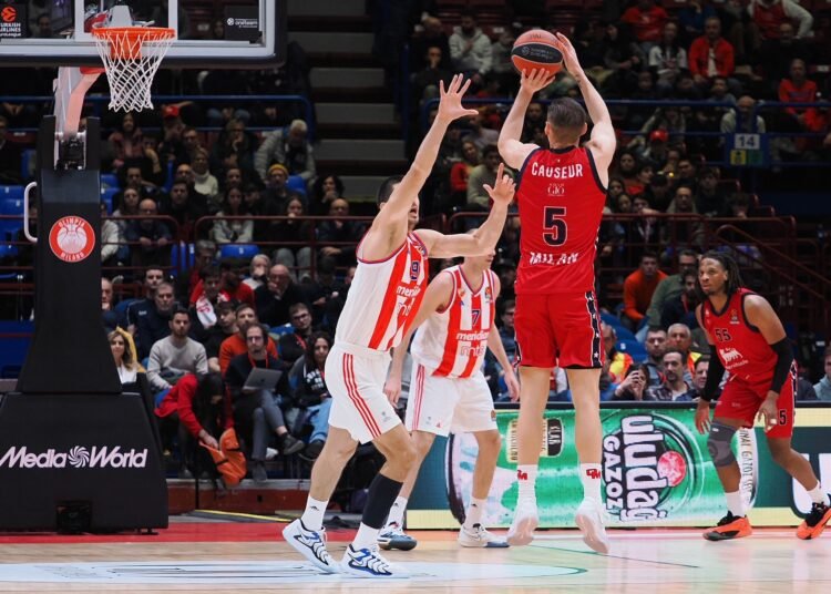 Causuer is on fire e l’Olimpia Milano supera la Stella Rossa, le pagelle