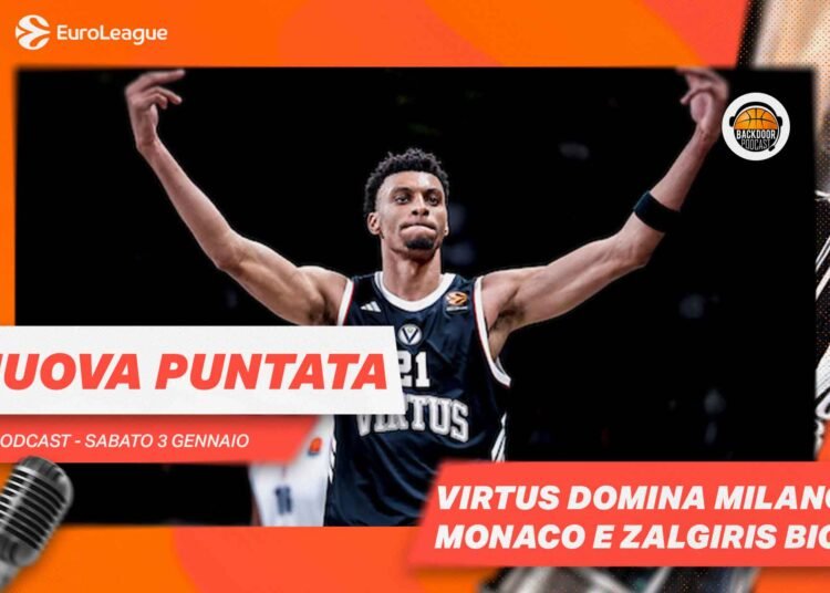 Eurolega: dominio Virtus, colpo Zalgiris e un derby greco infuocato