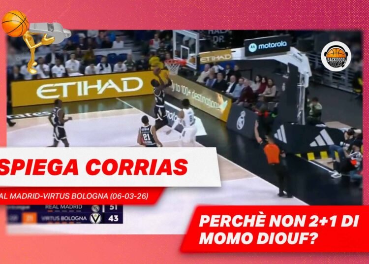 Real Madrid-Virtus: perchè non era 2+1 su Momo Diouf? | Spiega Corrias