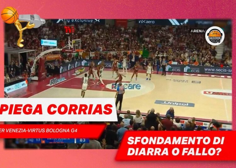 Reyer-Virtus: lo sfondamento di Diarra su Parks  | Spiega Corrias