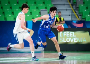 Matteo Baiocchi Italia Repubblica Ceca Eurobasket Under 20