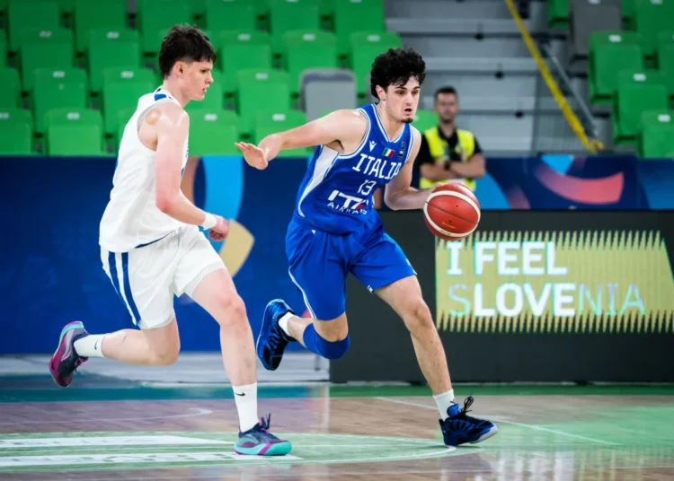 Matteo Baiocchi Italia Repubblica Ceca Eurobasket Under 20