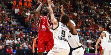Olimpia-Virtus, sempre meno spettatori al Forum: il dato è il più basso degli ultimi anni