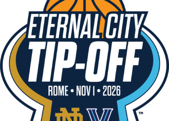 Notre Dame e Villanova a Roma: il 1° novembre arriva l’Eternal City Tip-Off