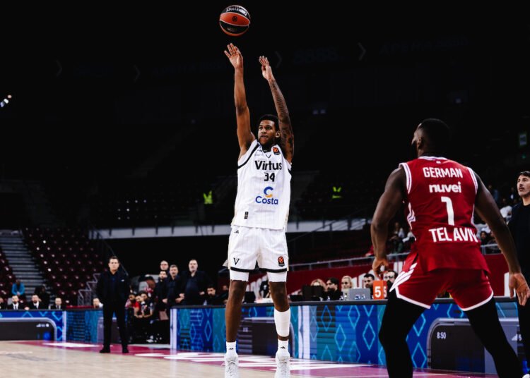 La Virtus sogna un tempo, poi l’Hapoel impone la legge del più forte. Le pagelle.